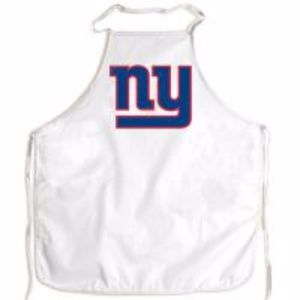 New York Giants Barbeque Apron- White